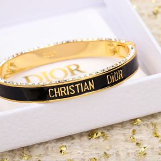 Dior Écriture Signature Open Cuff Bracelet