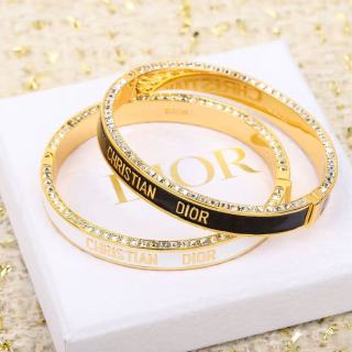 Dior Écriture Signature Open Cuff Bracelet