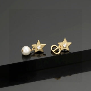 Dior Astre Pearl Star Earrings
