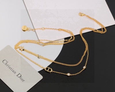 Dior Cascade Lumière Layered Necklace