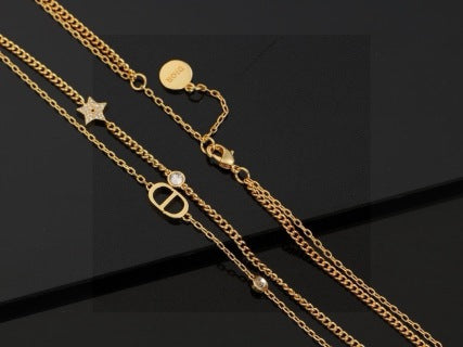 Dior Cascade Lumière Layered Necklace