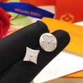 Louis Vuitton Crystal Blossom Duo Stud Earrings
