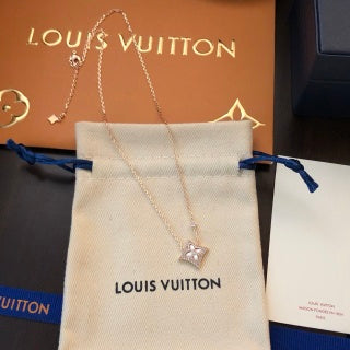 Louis Vuitton Pearl Fleur Diamond Pendant Necklace