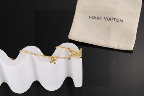 Louis Vuitton Petite Letter Charm Pendant Necklace