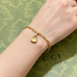 Gucci Padlock Charm Chain Bracelet