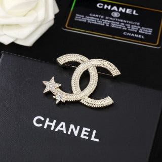 CHANEL Celestial CC Star Accent Brooch