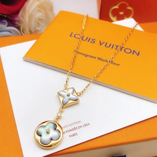Louis Vuitton Blossom Duo Pendant Necklace