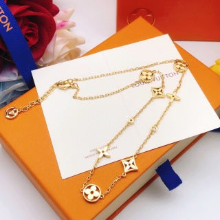 Louis Vuitton Celestial Monogram Charm Chain Necklace