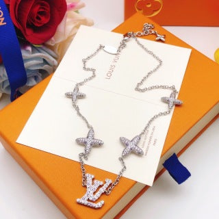 Louis Vuitton Star Cross Monogram Pendant Necklace