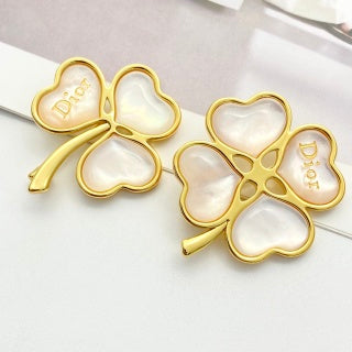 Dior Trèfle Perle Clover Brooch