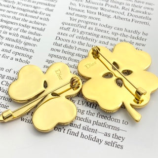 Dior Trèfle Perle Clover Brooch