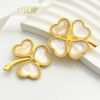 Dior Trèfle Perle Clover Brooch