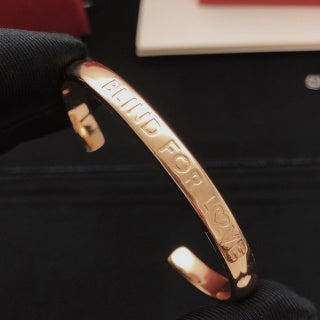 Gucci Engraved Logo Cuff Bracelet Trio