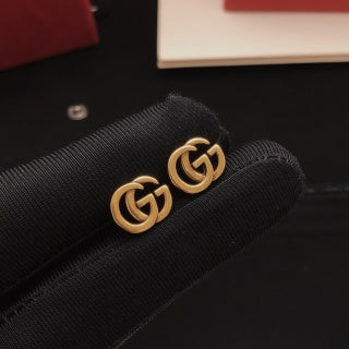 Gucci Triple Interlocking G Stud Earrings