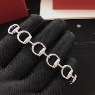 Gucci Link Motion Silver Chain Bracelet