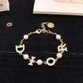 Dior Perle Initial Charm Bracelet