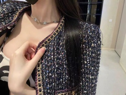 CHANEL Seraphina Dual-Tone Chain Necklace