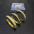 Dior Écriture Crystal Cuff Bracelet