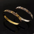 Louis Vuitton Monogram Edge Leather Cuff Bracelet