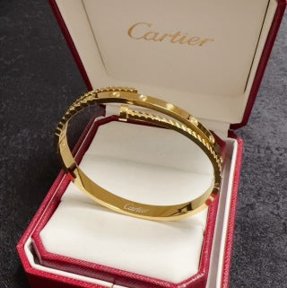 Cartier Love Astral Pavé Wide Bangle