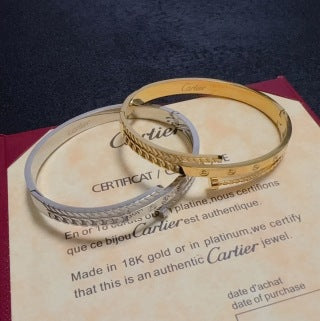 Cartier Love Astral Pavé Wide Bangle