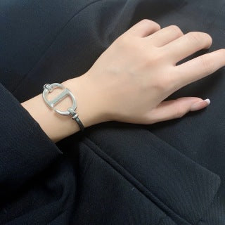 Dior Cœur Signature Open Cuff Bracelet