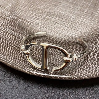 Dior Cœur Signature Open Cuff Bracelet