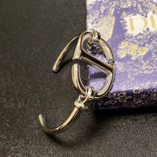 Dior Cœur Signature Open Cuff Bracelet