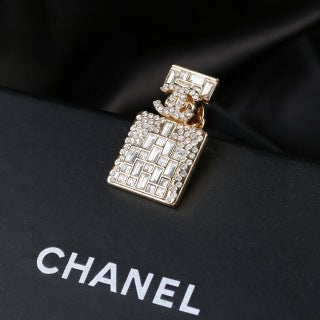 CHANEL Amara Fragrance Bottle Statement Brooch
