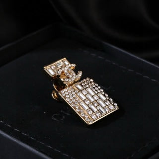CHANEL Amara Fragrance Bottle Statement Brooch