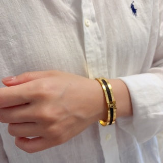Louis Vuitton Crystal Edge Monogram Bangle Bracelet