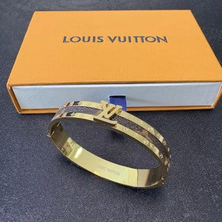 Louis Vuitton Crystal Edge Monogram Bangle Bracelet
