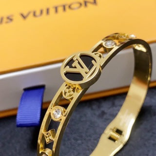 Louis Vuitton Signature Medallion Charm Bangle Bracelet