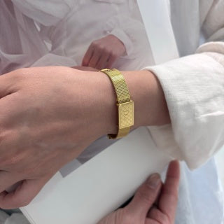 Dior Signature Mesh Plaque Bracelet