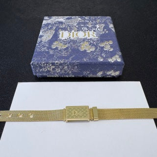 Dior Signature Mesh Plaque Bracelet