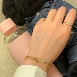Dior Lumière Heart Pavé Bracelet