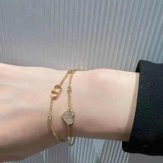 Dior Lumière Heart Pavé Bracelet