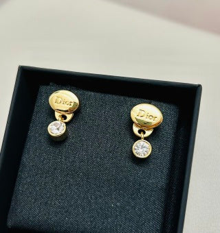 Dior Lumière Crystal Drop Earrings