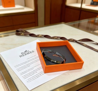 Hermès H D’Ancre Slim Cuff Bracelet