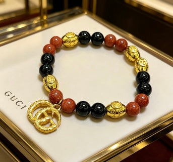 Gucci GG Bead Charm Bracelet