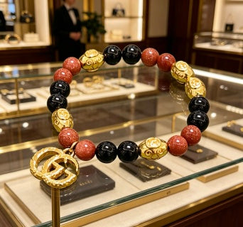 Gucci GG Bead Charm Bracelet