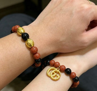 Gucci GG Bead Charm Bracelet