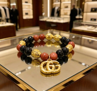 Gucci GG Bead Charm Bracelet