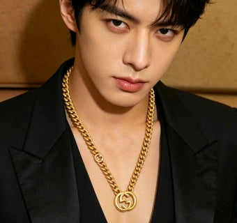 Gucci Interlocking G Long Chain Pendant Necklace