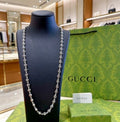 Gucci Crystal Bead Chain Necklace