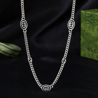 Gucci Interlocking G Medallion Chain Necklace