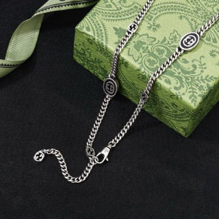 Gucci Interlocking G Medallion Chain Necklace