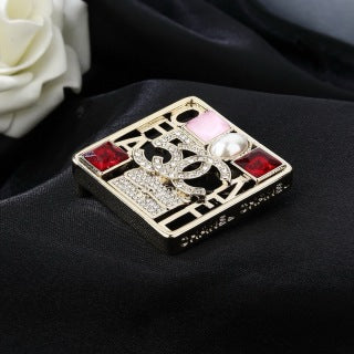 CHANEL Camille Heritage Emblem Brooch
