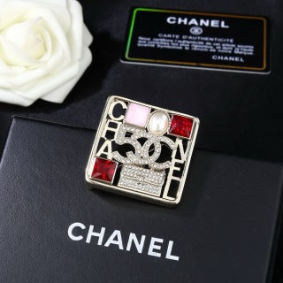 CHANEL Camille Heritage Emblem Brooch