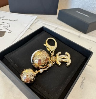 Chanel Timeless Pearl Ball Bag Charm
